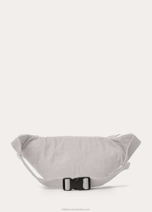 riñonera de lona hombres gris suave Ralph Lauren 2XR2V2472