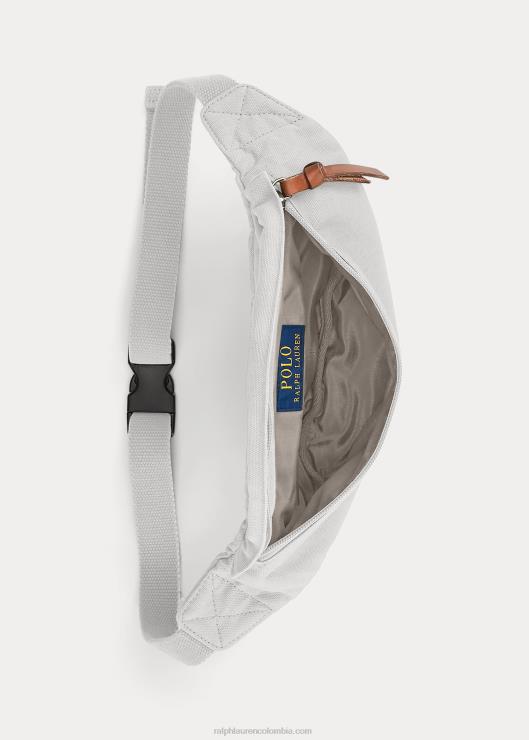riñonera de lona hombres gris suave Ralph Lauren 2XR2V2472