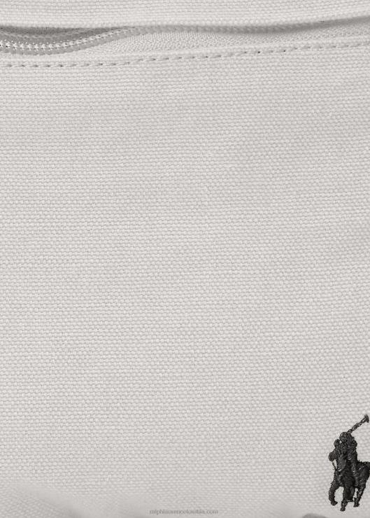 riñonera de lona hombres gris suave Ralph Lauren 2XR2V2472