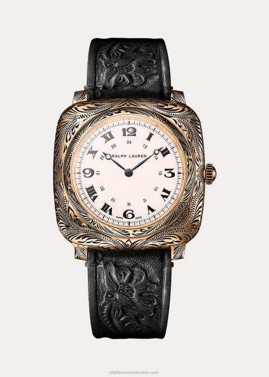 cojín 42 mm grabado oro rosa hombresRalph Lauren 2XR2V2840