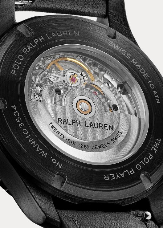 reloj deportivo polo esfera negra hombresRalph Lauren 2XR2V9748