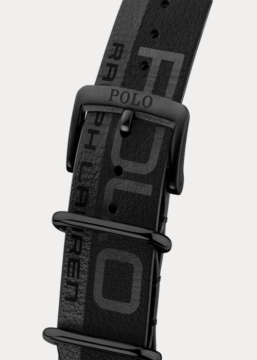 reloj deportivo polo esfera negra hombresRalph Lauren 2XR2V9748