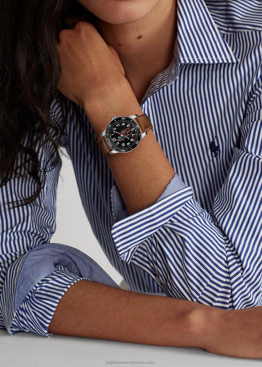 reloj polo esfera negra hombresRalph Lauren 2XR2V9742