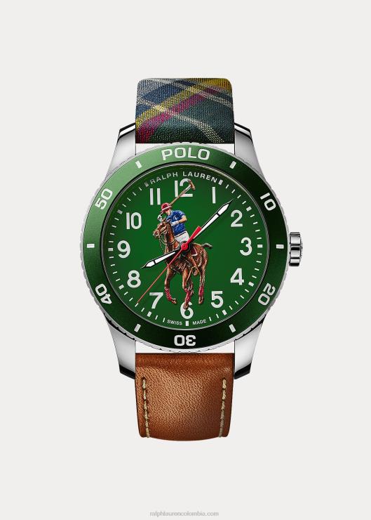 reloj polo esfera verde hombresRalph Lauren 2XR2V9726