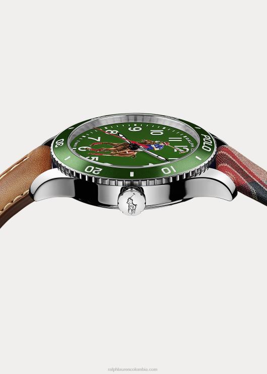 reloj polo esfera verde hombresRalph Lauren 2XR2V9726