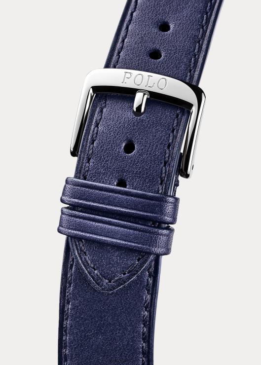 reloj ralph & ricky bear acero 38 mm hombres esfera blanca Ralph Lauren 2XR2V2797