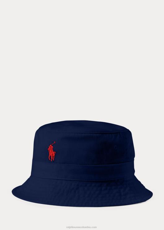 sombrero de pescador de algodón hombres Marina de Newport Ralph Lauren 2XR2V2252