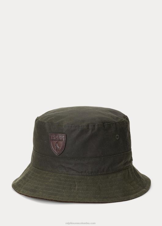 sombrero de pescador de hule hombres aceituna de la empresa Ralph Lauren 2XR2V2749