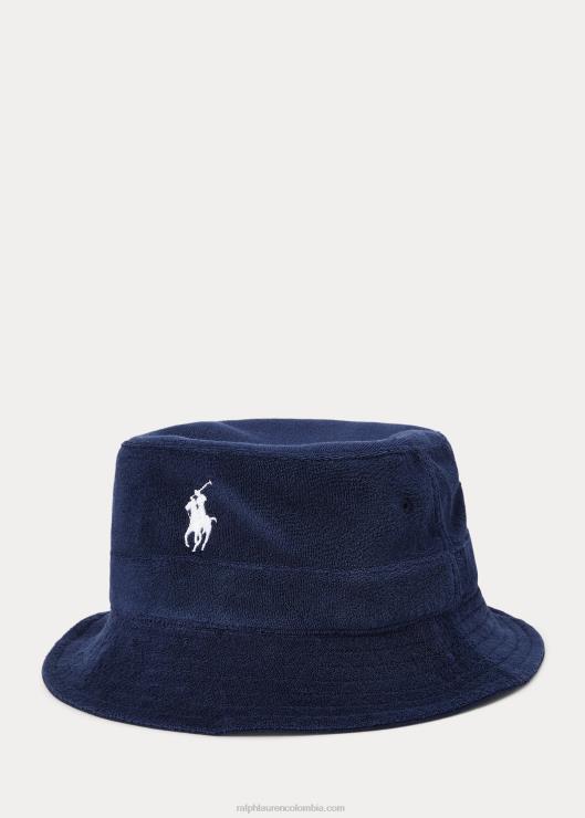 sombrero de pescador en mezcla de algodón hombres Marina de Newport Ralph Lauren 2XR2V2433