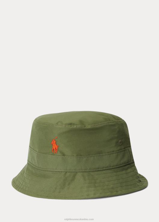 sombrero de pescador plegable the earth polo hombres salvia oscura Ralph Lauren 2XR2V2483