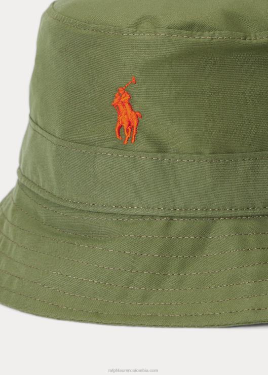 sombrero de pescador plegable the earth polo hombres salvia oscura Ralph Lauren 2XR2V2483