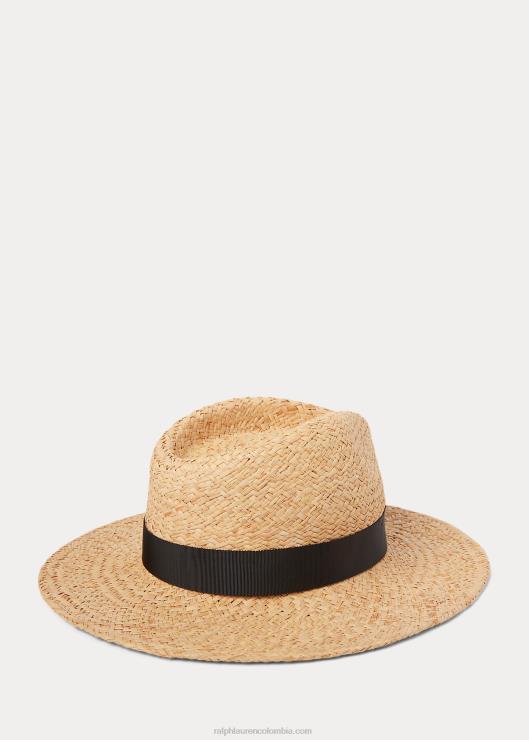 sombrero de rafia hombres natural Ralph Lauren 2XR2V2448