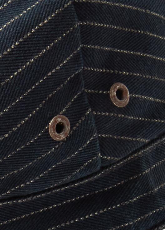 gorra a rayas de espiga añil hombres Armada Ralph Lauren 2XR2V8834