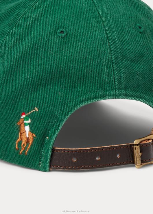 gorra china de algodón con visera larga hombres bosque nuevo Ralph Lauren 2XR2V2748