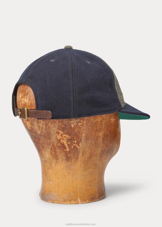 gorra con parche del logo hombres azul marino/gris Ralph Lauren 2XR2V8849