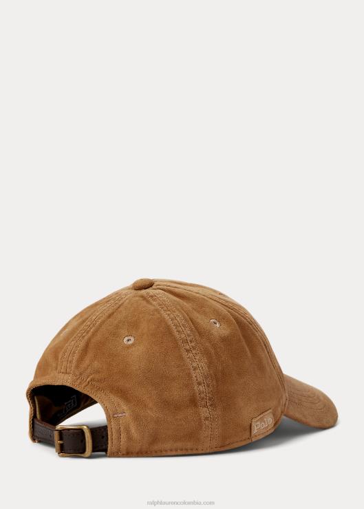 gorra de gamuza hombres caqui del desierto Ralph Lauren 2XR2V2436