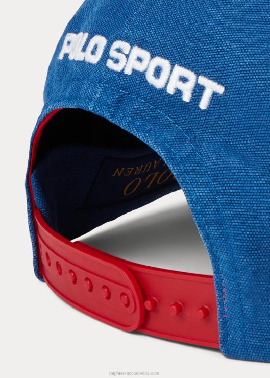 gorra de lona con parche deportivo de polo hombresRalph Lauren 2XR2V2210