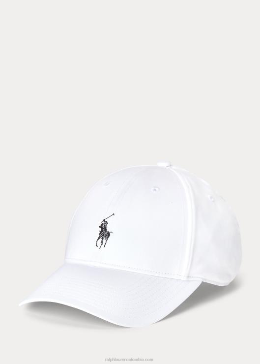 gorra de sarga hombres blanco Ralph Lauren 2XR2V2543