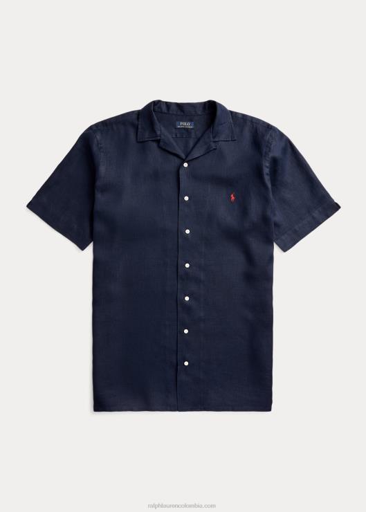 camisa campera de lino hombres Marina de Newport Ralph Lauren 2XR2V1495