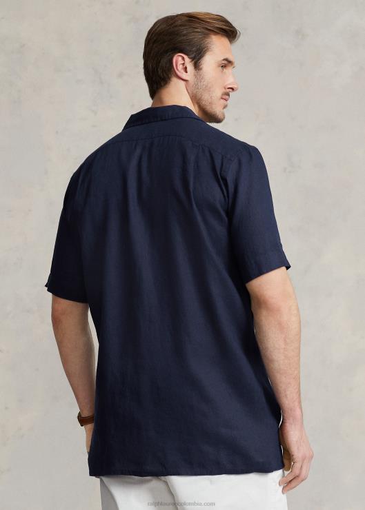 camisa campera de lino hombres Marina de Newport Ralph Lauren 2XR2V1495
