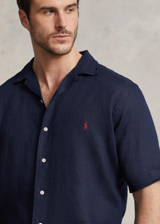 camisa campera de lino hombres Marina de Newport Ralph Lauren 2XR2V1495