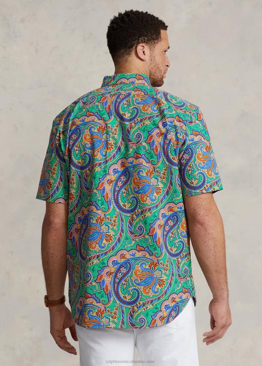 camisa con estampado de cachemira hombres jerry cachemira Ralph Lauren 2XR2V1799