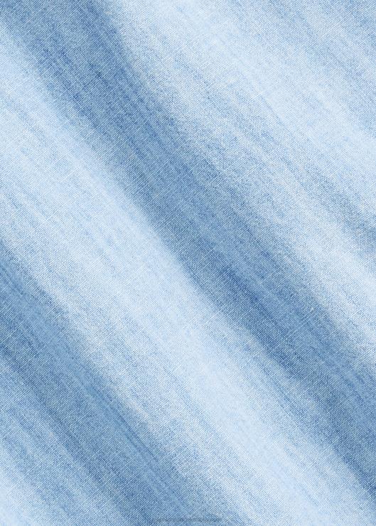 camisa de cambray hombres índigo claro Ralph Lauren 2XR2V1870