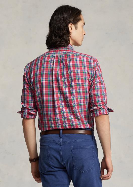 camisa de corte clásico a cuadros hombres rosa intenso/multi real Ralph Lauren 2XR2V8668