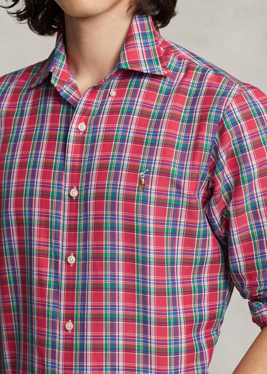 camisa de corte clásico a cuadros hombres rosa intenso/multi real Ralph Lauren 2XR2V8668