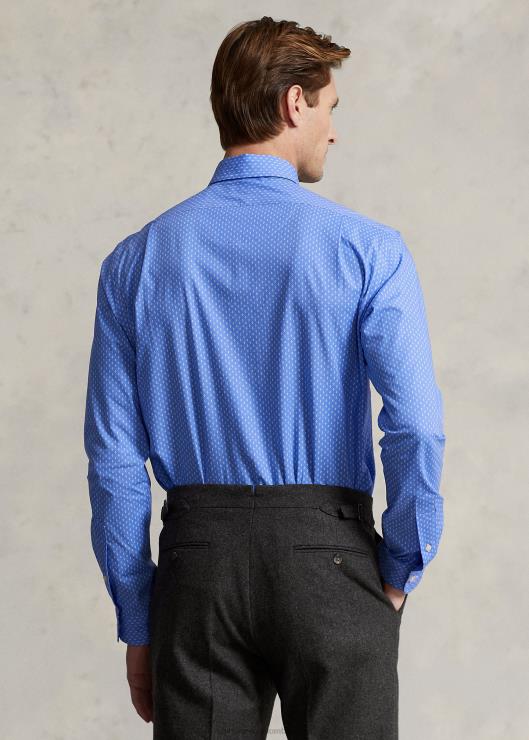 camisa de corte clásico de popelina elástica con estampado hombres multi Ralph Lauren 2XR2V1125