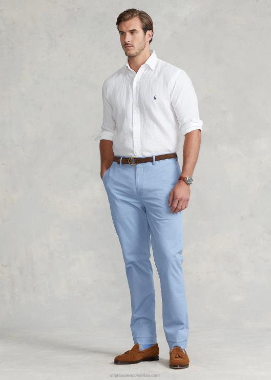 camisa de lino ligera hombres blanco Ralph Lauren 2XR2V1550