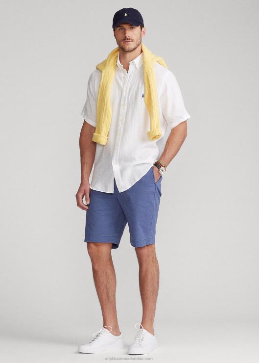 camisa de lino ligera hombres blanco Ralph Lauren 2XR2V1903