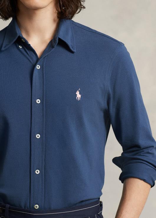 camisa de malla de peso pluma hombres viejo real Ralph Lauren 2XR2V415