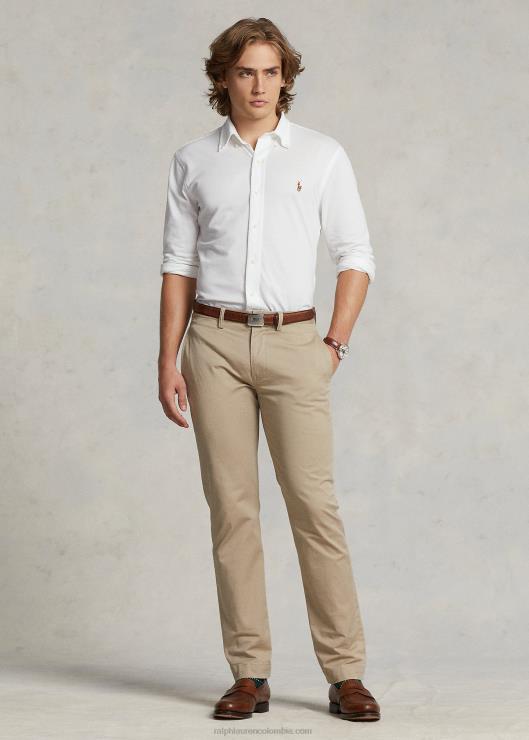camisa de punto oxford hombres blanco Ralph Lauren 2XR2V899