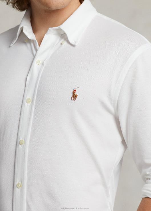 camisa de punto oxford hombres blanco Ralph Lauren 2XR2V899