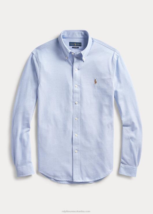 camisa de punto oxford hombres puerto isla azul Ralph Lauren 2XR2V900