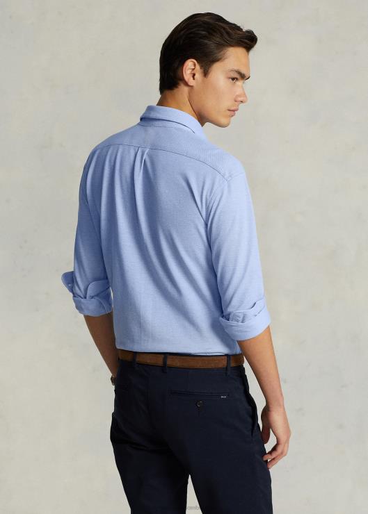 camisa de punto oxford hombres puerto isla azul Ralph Lauren 2XR2V900