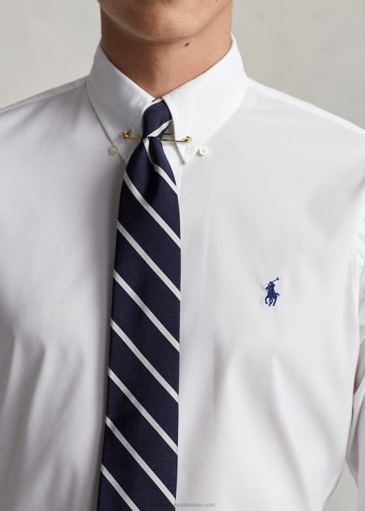 camisa de sarga de corte clásico hombres blanco Ralph Lauren 2XR2V1299
