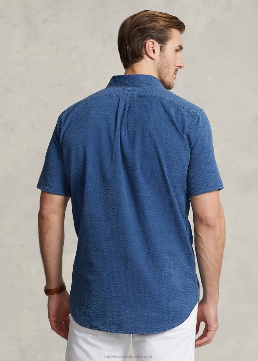 camisa de sirsaca hombres índigo oscuro Ralph Lauren 2XR2V1598