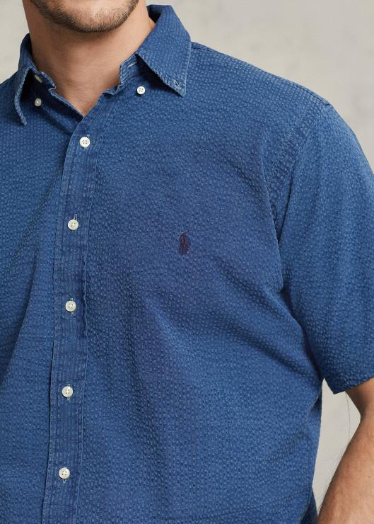 camisa de sirsaca hombres índigo oscuro Ralph Lauren 2XR2V1598