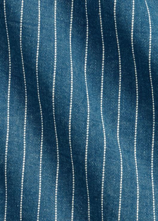 camisa de trabajo de sarga a rayas hombres índigo mediano Ralph Lauren 2XR2V1767