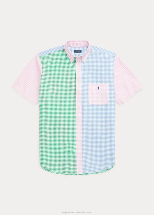 camisa divertida de cuadros vichy hombres camiseta de cuadros vichy Ralph Lauren 2XR2V1560