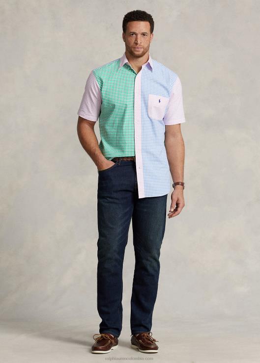 camisa divertida de cuadros vichy hombres camiseta de cuadros vichy Ralph Lauren 2XR2V1560