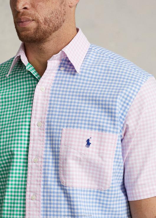 camisa divertida de cuadros vichy hombres camiseta de cuadros vichy Ralph Lauren 2XR2V1560