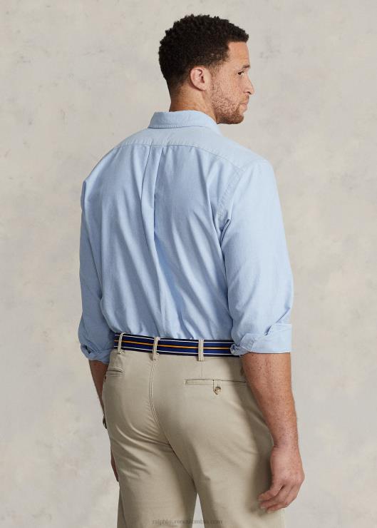 camisa oxford con osito hombres oso de primavera azul Ralph Lauren 2XR2V1568