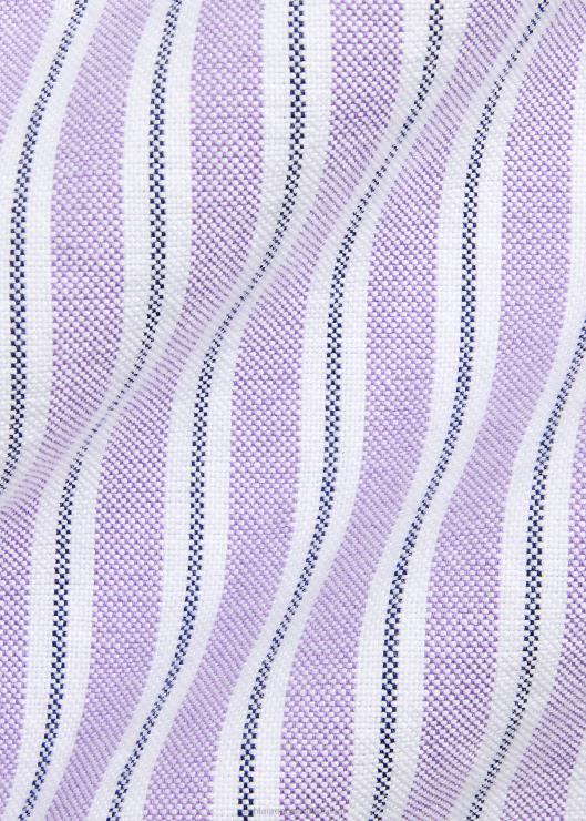 camisa oxford de corte clásico a rayas hombres hampton morado/azul marino multicolor Ralph Lauren 2XR2V8418