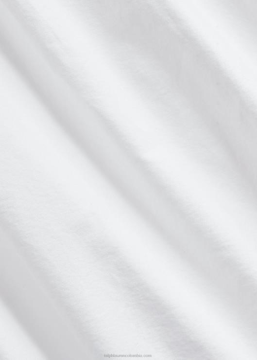 camisa oxford teñida en prenda hombres blanco Ralph Lauren 2XR2V1878