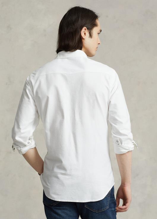 camisa vaquera oxford hombres blanco Ralph Lauren 2XR2V457