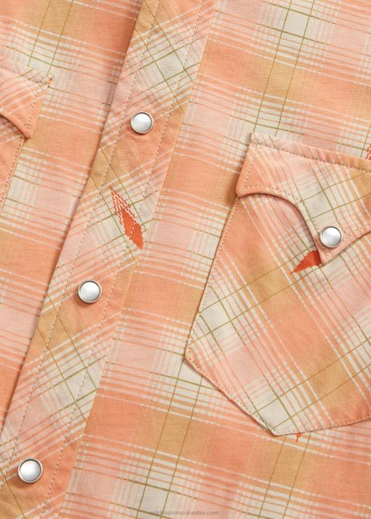 camisa vaquera slim fit de punto a cuadros hombres rojo/crema multicolor Ralph Lauren 2XR2V1753