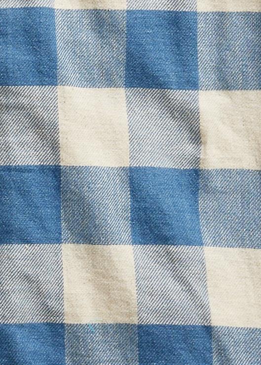 camisa vaquera slim fit de sarga a cuadros hombres rl 158 crema índigo Ralph Lauren 2XR2V1772